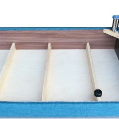 Диван-кровать Комфорт без подлокотников BALTIC COFFE-LATTE (4 подушки) | фото 14