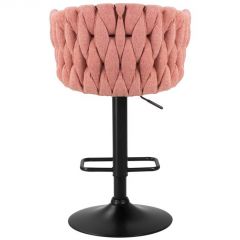 Барный стул 9690-LM Leon розовый / черный | фото 6