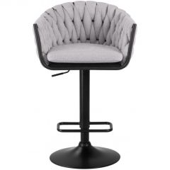 Барный стул 9690-LM Leon серый / черный | фото 7