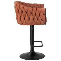 Барный стул 9690-LM Leon оранжевый / черный | фото 4