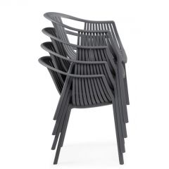Пластиковый стул Боркас серый | фото 9