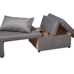 Кресло-кровать Милена (серый) Велюр | фото 3