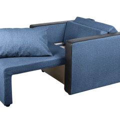 Кресло-кровать Милена с подлокотниками (синий) Велюр | фото 2