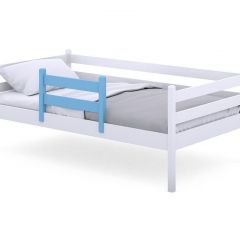 Кроватка Вики VK-1БГ (800*1400) белый/борт голубой | фото 2