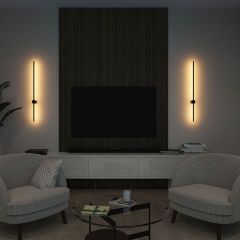 DK5014-BK Бра 1000 мм, 3000К, IP20, 12 Вт, черный, алюминий | фото 6