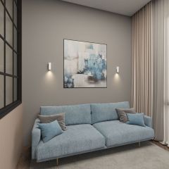 DK5021-WH Настенный светильник, IP20, до 15 Вт, LED, GU10, белый, алюминий | фото 5
