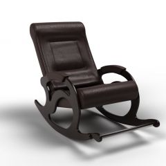 Кресло-качалка Тироль 12-К-В (экокожа\венге) ВЕНГЕ | фото 2