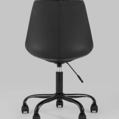 Офисный стул Гирос в экокоже черный регулируемый по высоте | фото 5
