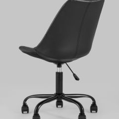 Офисный стул Гирос в экокоже черный регулируемый по высоте | фото 6