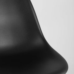 Стул Eames DSW черный пластиковый, сталь, натуральный массив бука, 4 шт. | фото 9