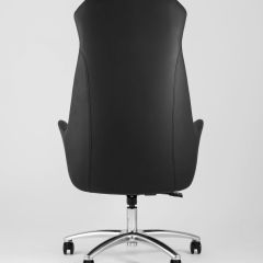 Компьютерное кресло TopChairs Viking офисное черное обивка экокожа, металлический каркас | фото 5
