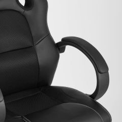 Игровое кресло компьютерное TopChairs Renegade черное геймерское | фото 10