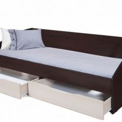 Кровать одинарная "Фея - 3" симметричная New (2000Х900) венге/вудлайн кремовый | фото 2