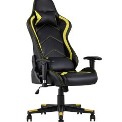 Игровое кресло компьютерное TopChairs Cayenne желтое геймерское | фото 3