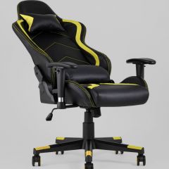 Игровое кресло компьютерное TopChairs Cayenne желтое геймерское | фото 7