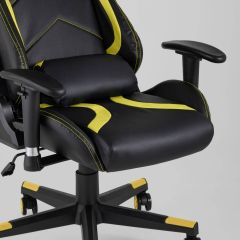 Игровое кресло компьютерное TopChairs Cayenne желтое геймерское | фото 8