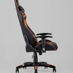 Игровое кресло компьютерное TopChairs Corvette оранжевое геймерское | фото 3