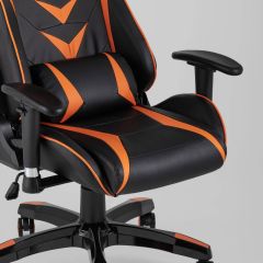Игровое кресло компьютерное TopChairs Corvette оранжевое геймерское | фото 8