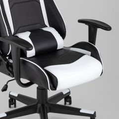 Игровое кресло компьютерное TopChairs Diablo белое геймерское | фото 8