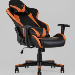 Игровое кресло компьютерное TopChairs Gallardo оранжевое геймерское | фото 7
