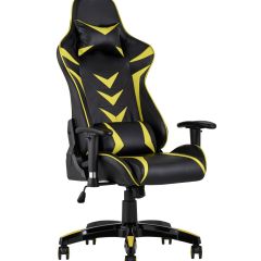 Игровое кресло компьютерное TopChairs Corvette желтое геймерское | фото 2