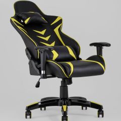 Игровое кресло компьютерное TopChairs Corvette желтое геймерское | фото 7