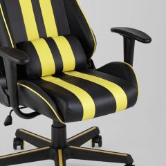 Игровое кресло компьютерное TopChairs Camaro желтое геймерское | фото 8