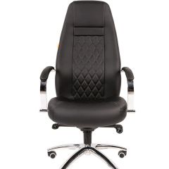 Кресло для руководителя CHAIRMAN 950 (Экокожа) Черное | фото 2