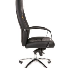 Кресло для руководителя CHAIRMAN 950 (Экокожа) Черное | фото 3