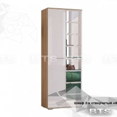 ФЛАЙ Шкаф 2-х створчатый ШК-04 (дуб сонома/белый) | фото 3