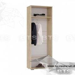 ФЛАЙ Шкаф 2-х створчатый ШК-04 (дуб сонома/белый) | фото 4