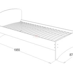 Кровать-2 одинарная (900*1900) | фото 2