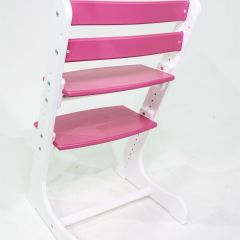 Детский растущий стул Конёк Горбунёк Комфорт (Бело-розовый) | фото 6