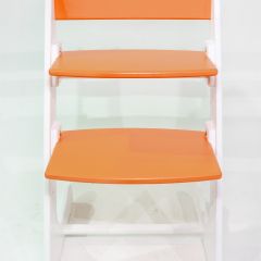 Детский растущий стул Конёк Горбунёк Комфорт ( Бело-оранжевый) | фото 4