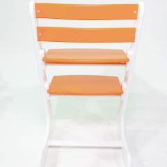 Детский растущий стул Конёк Горбунёк Комфорт ( Бело-оранжевый) | фото 5