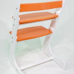 Детский растущий стул Конёк Горбунёк Комфорт ( Бело-оранжевый) | фото 6