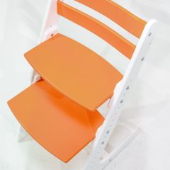 Детский растущий стул Конёк Горбунёк Комфорт ( Бело-оранжевый) | фото 7