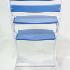 Детский растущий стул Конёк Горбунёк Комфорт (Бело-синий) | фото 4