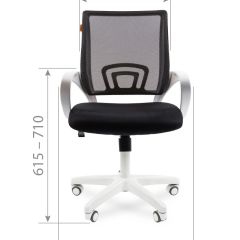 Кресло для оператора CHAIRMAN 696 white (ткань TW-11/сетка TW-01) | фото 4