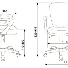 Кресло детское Бюрократ KD-W10AXSN/26-25 серый | фото 4