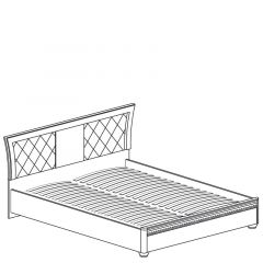 Кровать с мягким изголовьем №200 "Лючия" (1800) Дуб оксфорд серый | фото 2