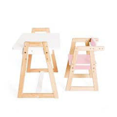 Детская растущая парта и стул Я САМ "Краски" (Розовый) | фото 6