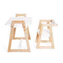 Комплект детской мебели стол и  два стула Я САМ "Лофт-Дуо" (Белый) | фото 6