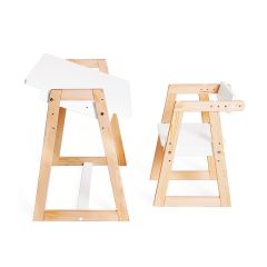 Комплект детской мебели стол и  два стула Я САМ "Лофт-Дуо" (Белый) | фото 9