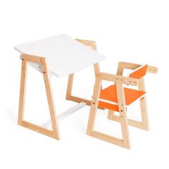 Детская растущая парта и стул Я САМ "Краски" (Оранжевый) | фото 2
