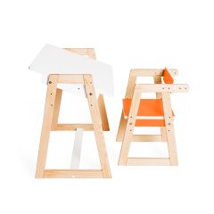 Детская растущая парта и стул Я САМ "Краски" (Оранжевый) | фото 4
