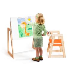 Детская растущая парта и стул Я САМ "Краски" (Оранжевый) | фото 6