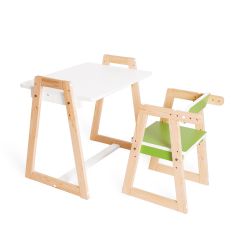 Детская растущая парта и стул Я САМ "Краски" (Зеленый) | фото 2