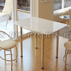 Стол обеденный (1000*690) белый глянец | фото 2