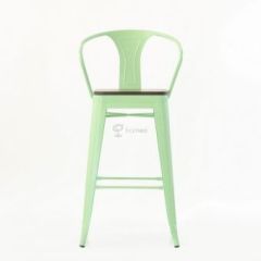 Барное кресло Barneo N-244 Tolix Wood Style | фото 2